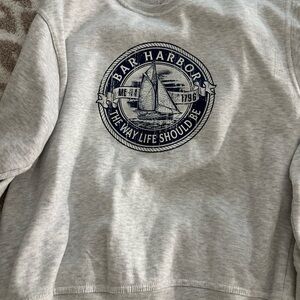 bar harbor maine crewneck